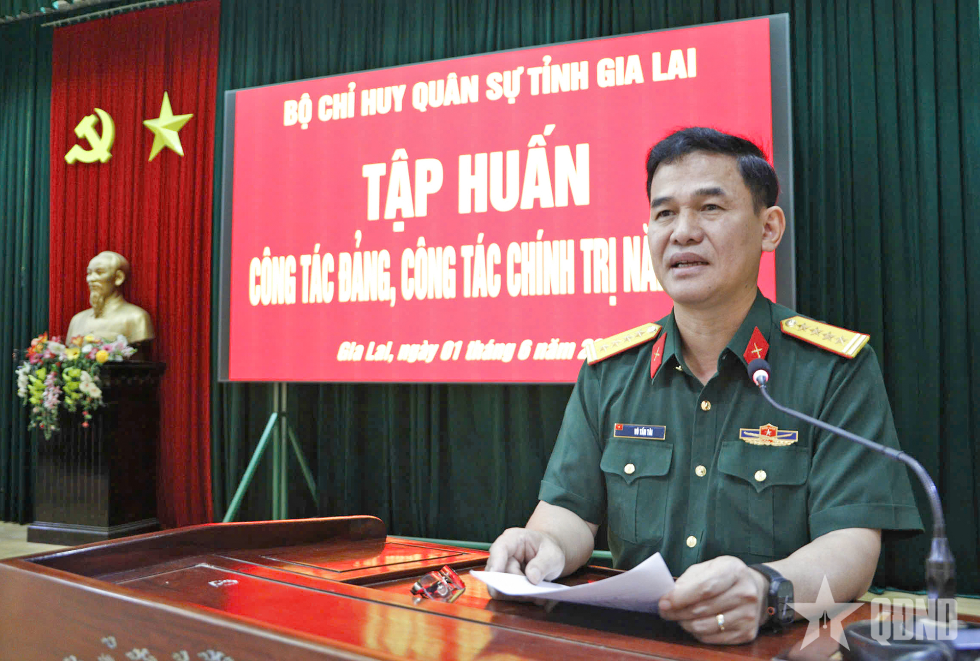 Bộ CHQS tỉnh Gia Lai: Nâng cao năng lực tiến hành công tác Đảng, công tác chính trị cho đội ngũ cán bộ